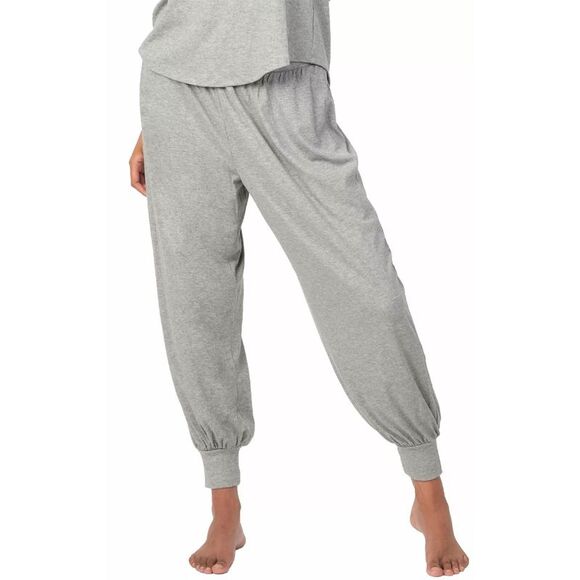 Lively Womens Rib Joggers Pants Small Heather Grey - Picture 1 of 4